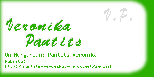 veronika pantits business card